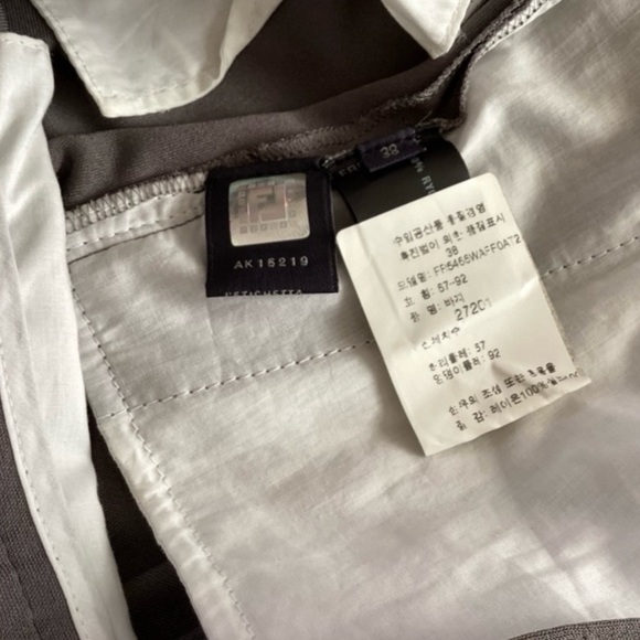 Fendi Gray Wide Leg Pants - Picture 7 of 9